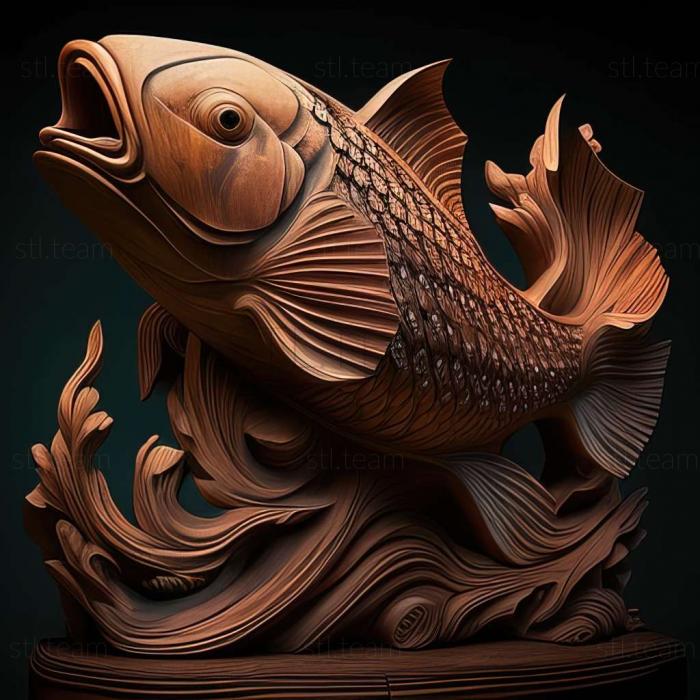 3D model Wakin fish (STL)